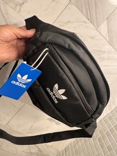 Image of $30 ADIDAS LOGO NATIONAL WAIST PACK FANNY PACK ZIP BAG"