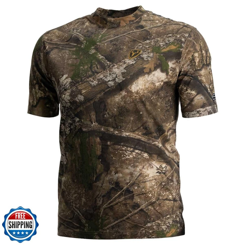 SCENTBLOCKER Scent Blocker Fused Cotton Lightweight Short-Sleeve Camo Hunting - Image 2 of 4