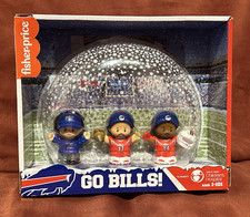 2022 Buffalo Bills Fisher Price Little People Mafia Snow Globe Allen Diggs New