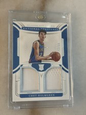 2022-23 National Treasures Chet Holmgren Rookie Dual Jersey Patch RC /99 