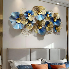 Extra Large 3D Metal Leaf Wall Art