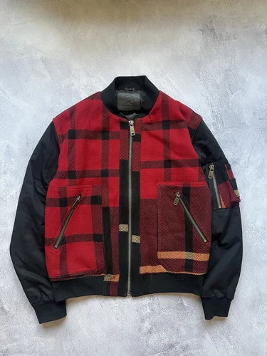 Alexander Mcqueen MCQ Giacca Bomber Lana Uomo Taglia M L