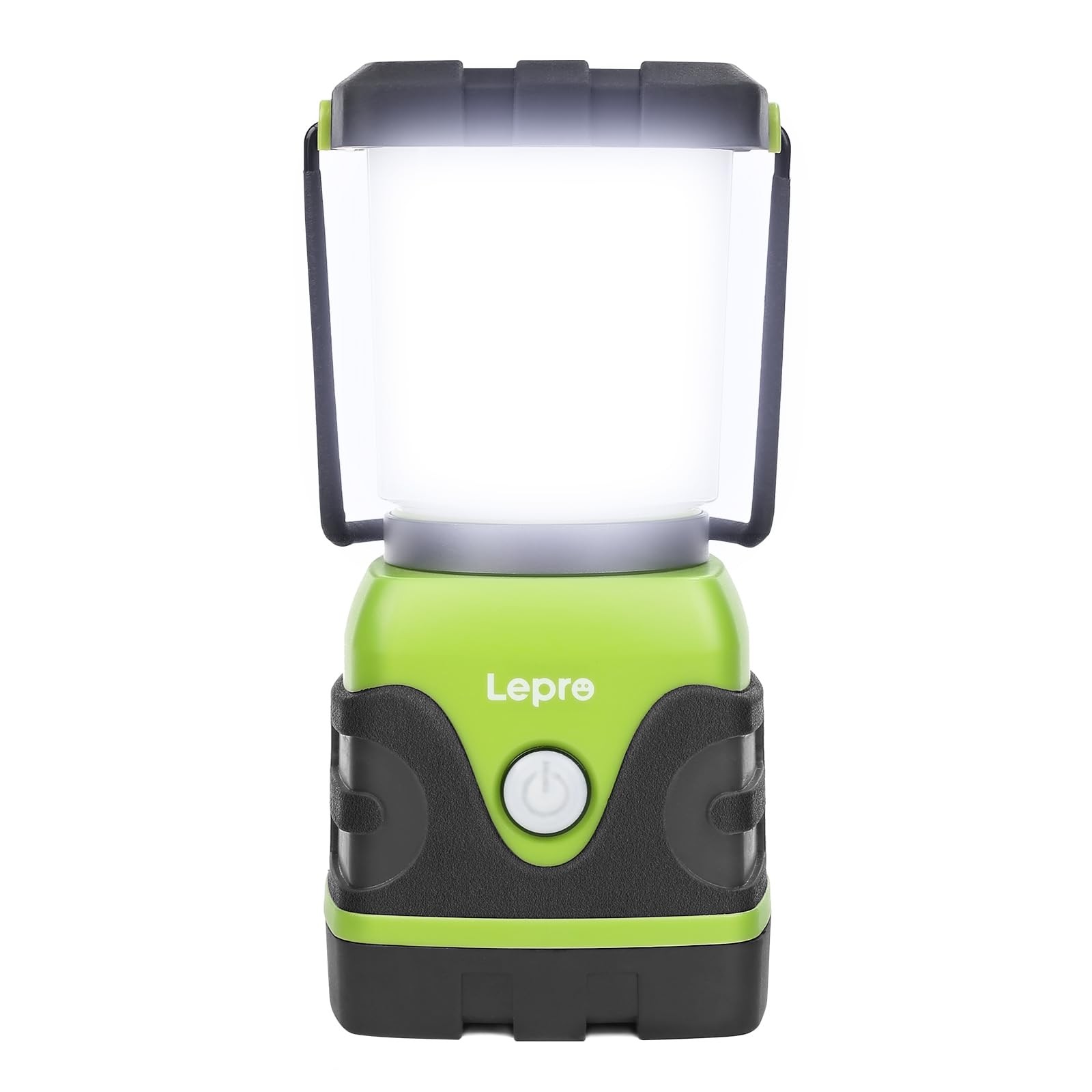 Lepro Battery Camping Lantern, 1500 Lumen Light Green, Black