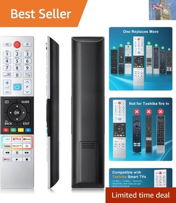 Effiziente Universal Fernbedienung für Toshiba Smart TV - 6 Tastenkombinationen für Geschwindigkeit