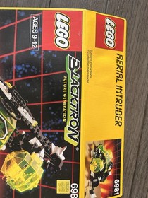 Vintage LEGO Blacktron 6981 Aerial Intruder NIB Factory New Bags