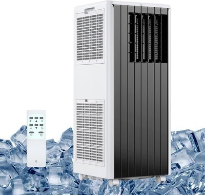 3in1 8000 BTUs Portable Air Conditioner AC Unit Fan Dehumidifier Timer w/ Wheel
