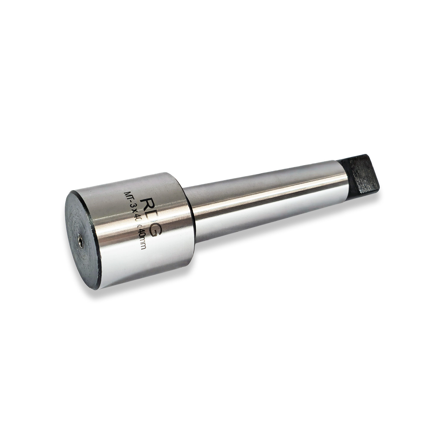 3MT MORSE TAPER SOFT STUB BLANK END ARBOUR WITH TANG 40mm x 40mm RDGTOOLS