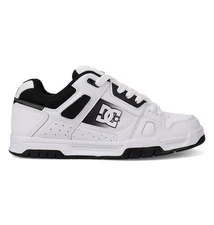 DC Shoes Men's Stag Skate Shoe White/Black - DC01813062-WHTBLK Color WHITE/BLACK