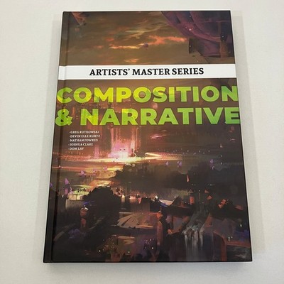 Artists Master Series Composition & Narrative 3dtotal Textbook Greg Rutkowski HC