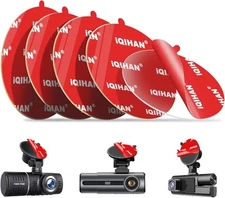 5pcs Sticky Adhesive Pad for Dash Cam Mount, Double-Sided Strong Clear 