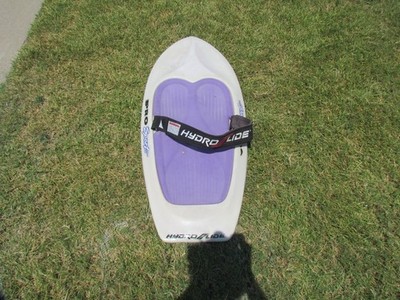 Vintage Hydroslide Pro Sport 53'' Kneeboard with Strap White Good Shape Read