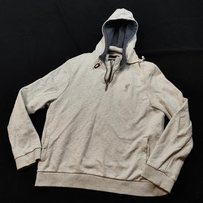 L.F.C Hoodie Herren XXL Grau Fußball Sport Freizeit Fleece 2...