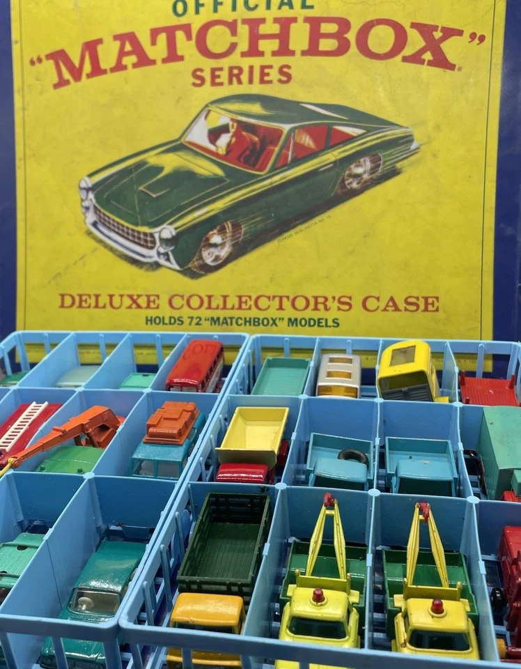 Официальный Matchbox серии Deluxe коллекционный чехол 72 автомобилей 1968 с автомобилями включены - Изображение 2 из 4