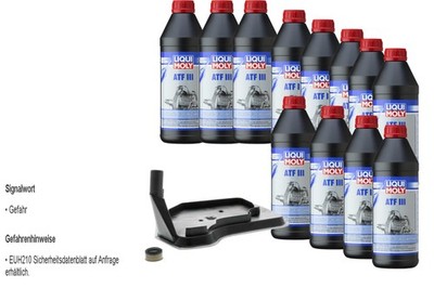 12 L Liqui Moly ATF III VAICO Getriebeölfilter für Chevrolet Trailblazer 4.2