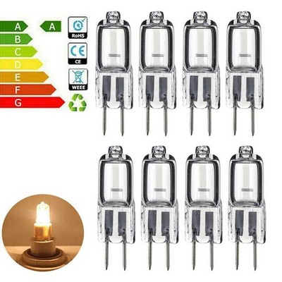 10x G4 Halogenlampe AC 12V 10W 20W Lampe Stiftsockel leuchtmittel Light Warmweiß