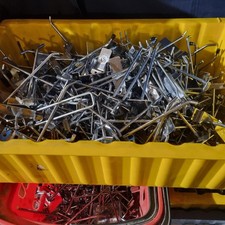 SLATWALL HOOKS CLEARANCE JOB LOT APPROX. 1,200 TO 1,500 PRICED LOW TO CLEAR