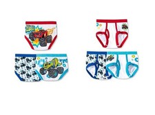 Blaze Toddler Boys' Briefs 3 Pack Underwear Nickelodeon Boys Undies
