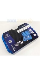 12PC SOCKET WRENCH SET FLEXI HEAD CROWS FOOT 3/8" DR 8 - 19MM CROWS FEET 6PT