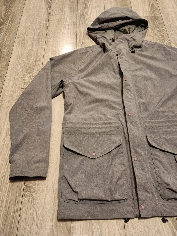 $399 Barbour Mens Mull Rain Lightweight Jacket Size Medium Waterproof - Image 2 of 4