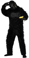 Costume Medieval Boys Plush Gorilla Body Suit Halloween Mask 00494