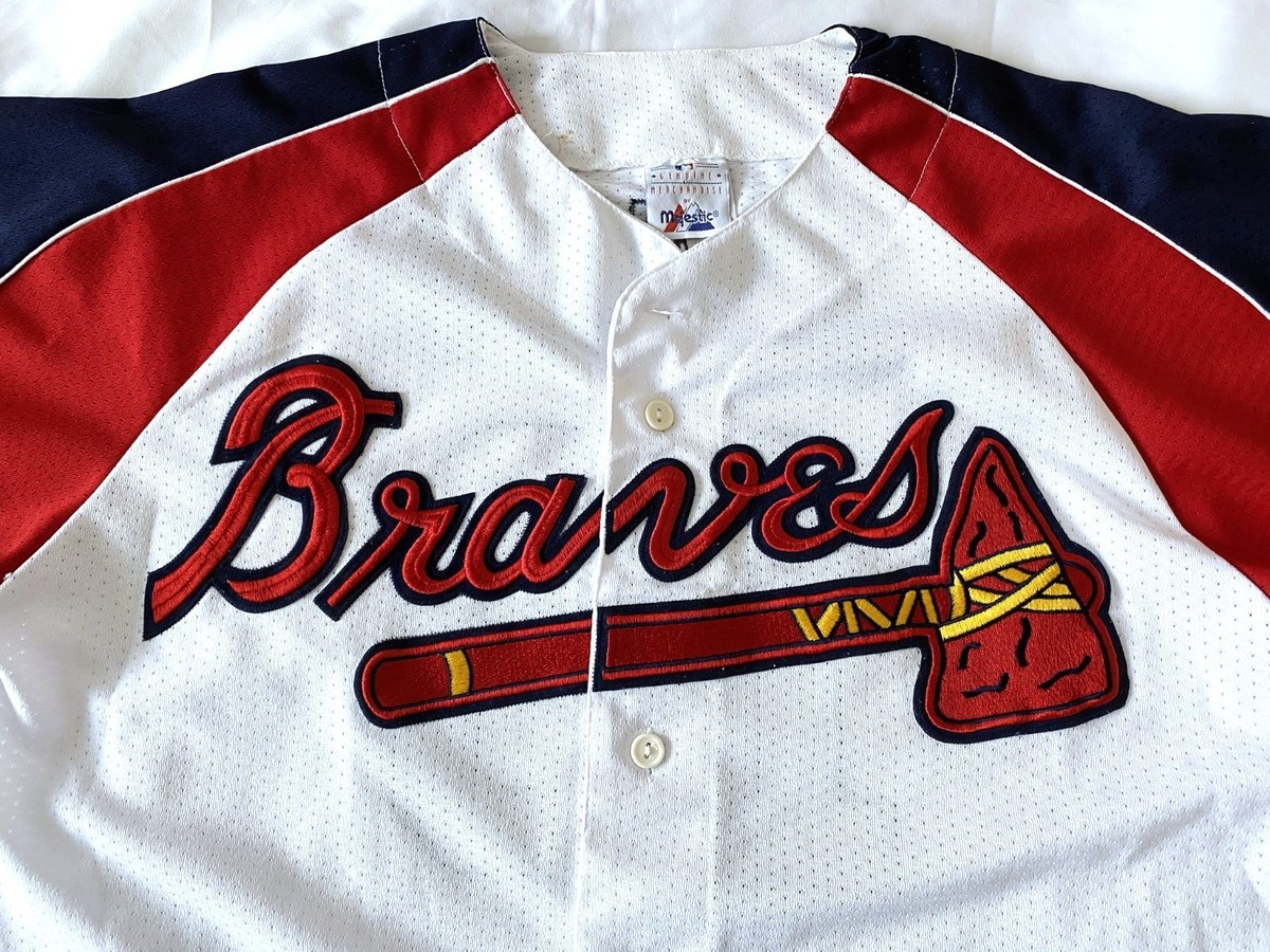 Atlanta Braves Majestic C.JONES #10 MLB 【公式通販】
