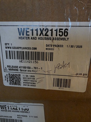 #ad Genuine OEM General Electric WE11X21156 Dryer Heating Element Assembly $85.00