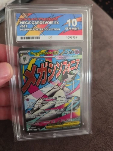 Pokémon TCG Mega Gardevoir EX Black Star Promo Mep032 Ace 10 Perfect Sub Grades