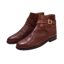 BALLY Jodhpur Stiefel BootsGr 44 Made in Italy Braun Tan Brown Schuhe Shoes Clas