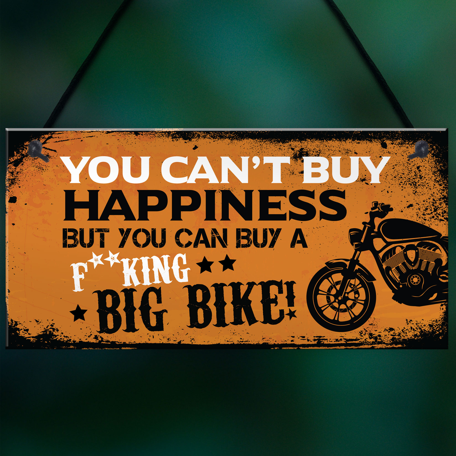 Biker Motorcycle Ethusiast Gifts For Men Novelty Man Cave Motorbike