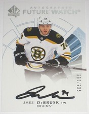 2017-18 UPPER DECK SP AUTHENTIC FUTURE WATCH JAKE DEBRUSK ROOKIE AUTOGRAPH /999