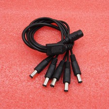 9V Effect Pedal Power AC DC Adapter US Plug w/ 5 Chain Splitte Cable A2TM