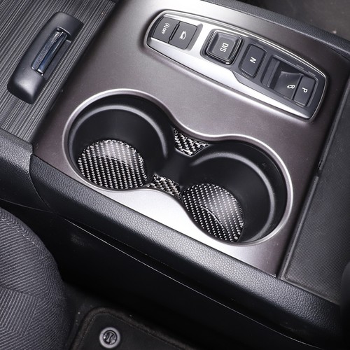 Soporte para tazas de control central de fibra de carbono borde para Honda Pilot 2015-2019 - Imagen 6 de 14