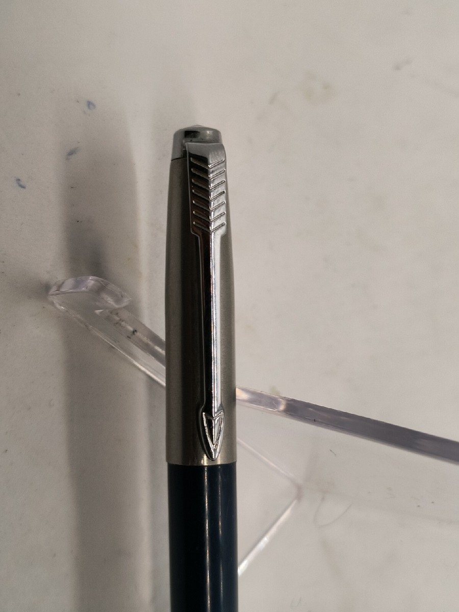 Vintage Parker Mechanical Pencil Navy Blue & Chrome | eBay