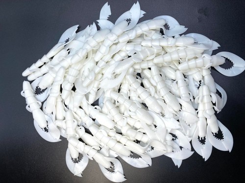Remolque de pesca de lubina con garras flotantes señuelo de cangrejo de río lamer inferior de 20 quilates 4" - Imagen 31 de 48