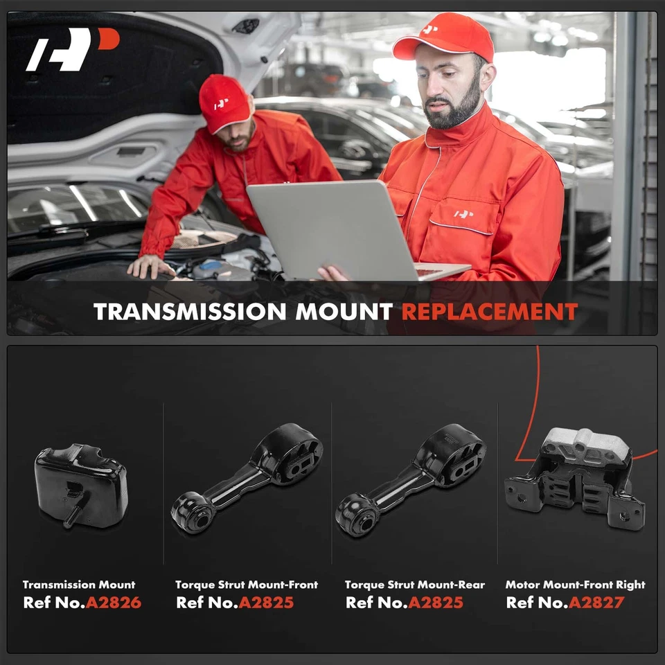 4x Motor & Transmission & Torque Strut Mount for Saturn SL SL1 SL2 1992-2002 SC1 - Image 2 of 4