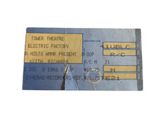 KEITH RICHARDS & THE X-PENSIVE WINOS TOWER THEATRE DEC 2 1988 Ticket Stub