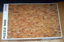 Piatnik Jigsaw Puzzle  #543647 -  WINE CORKS  1000 Pieces - COMPLETE