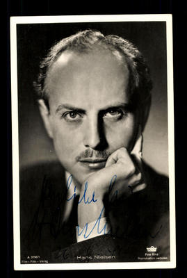Hans Nielsen Film Foto Verlag Autogrammkarte Original Signiert ## BC 65926