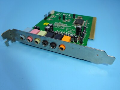 C-MEDIA XEAR 3D 7.1 CNI8768/PCI 8CH SOUNDKARTE MIDI SPDIF MIC LINE SPK  #GK10886