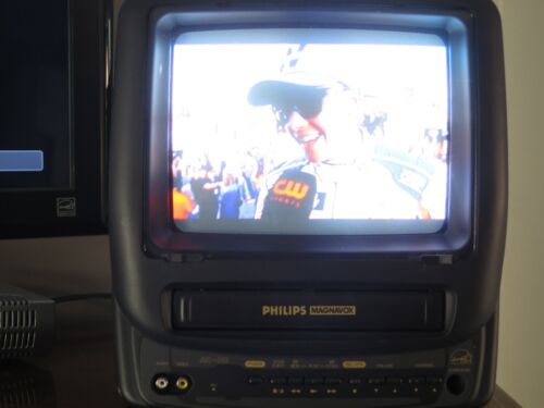 Phillips Magnavox 9” CCA092AT01 Retro CRT TV ~ VCR Does NOT Work ~ VIDEO DEMO