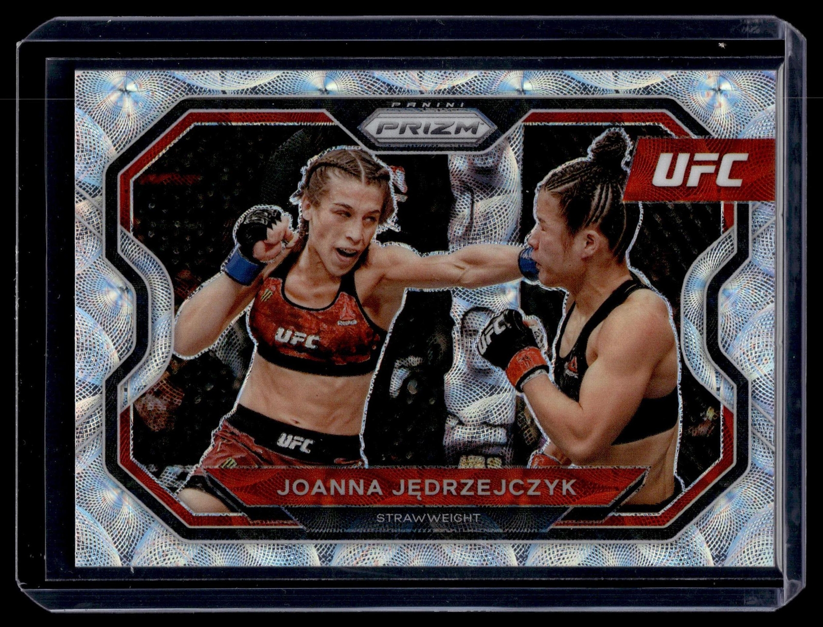 Joanna Jedrzejczyk 2021 Panini Prizm UFC Premium Box Set Scope Card 43/99 #180