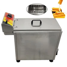 110V 12 Clips Cheese Hot Dog Sticks Fryer Electric Deep Corn Dog Fryer Machine