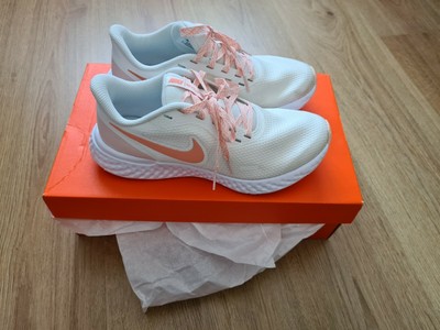 Nike Womens Summit White Orange Revolution Trainers UK Size 3.5 EU 36 | eBay