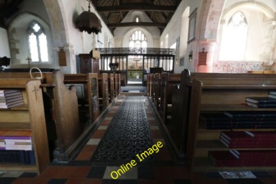 Photo 6x4 Nave in St Mary Mortimer West End View along the nave showing t c2014