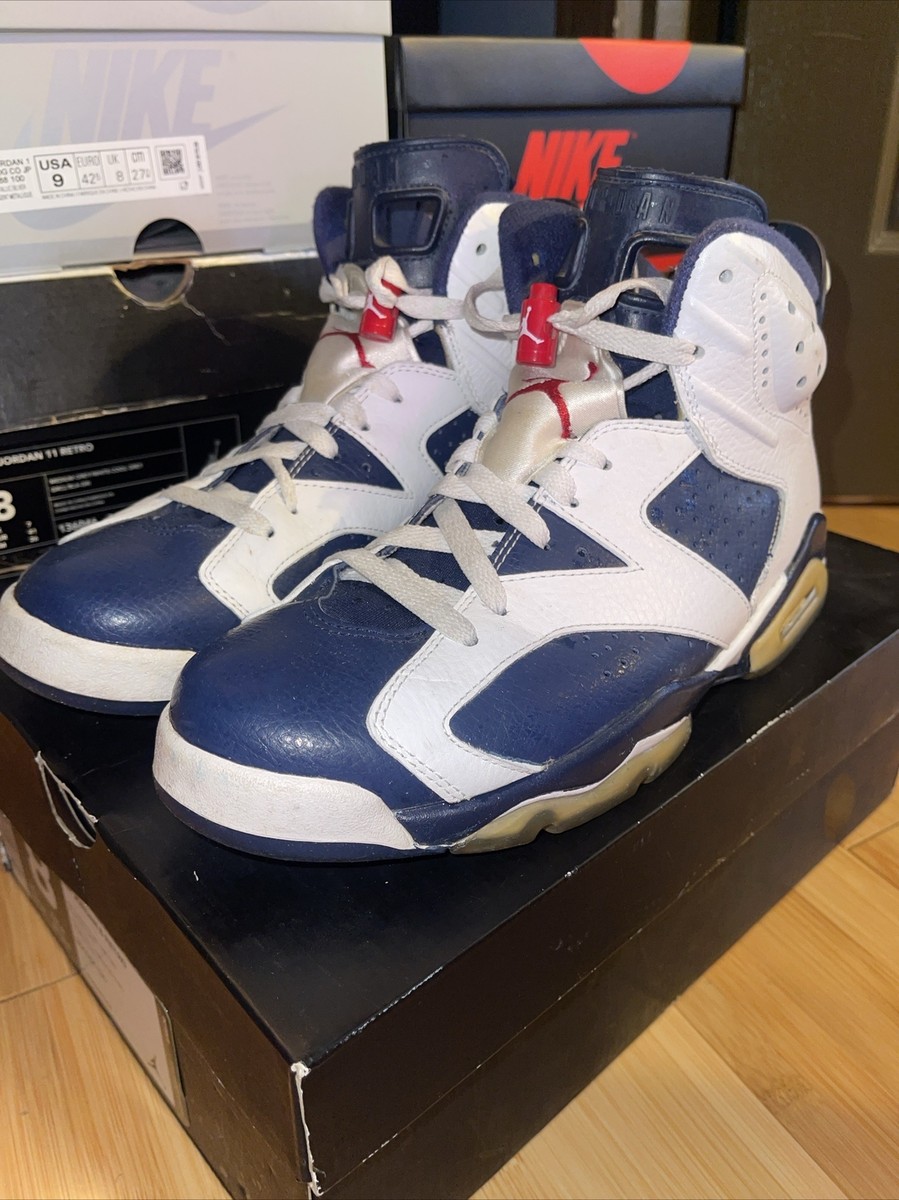Nike Air Jordan 6 VI Retro Olympic 2012 Size 8 384664-130  display picture 2