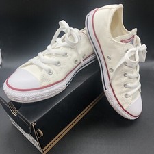 Converse CT All-Star Optical White Low-Top Shoes Size 3 Youth 3J256 In Box