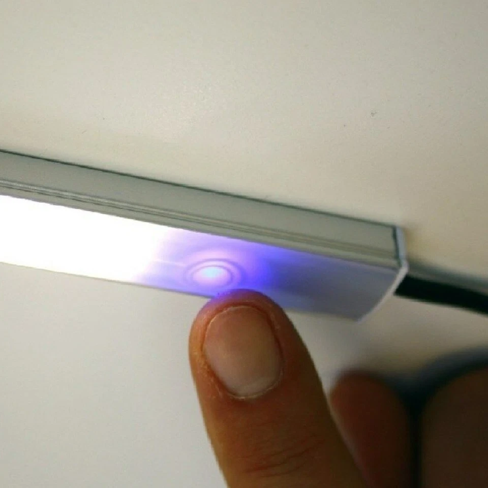 2 x INTERRUTTORE DIMMER TOUCH con MEMORIA profili alluminio strisce led 12/24V - Immagine 2 di 2