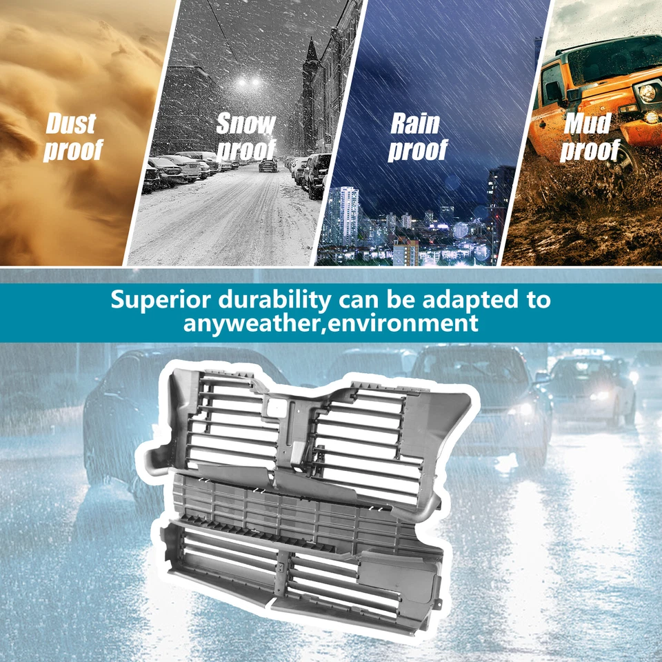 Radiator Grille Shutter Assembly For 2015 2016 2017 2018 Lincoln MKX FA1Z8475C Foto 4 de 4