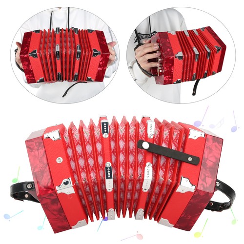 Concertina Accordion Portable Professional For Adults Musical Instrument GFL - Picture 10 of 16