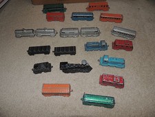 Lot of 20 Midgetoy Trains Cars Engines
